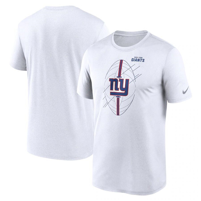 Men's New York Giants White Legend Icon Performance T-Shirt